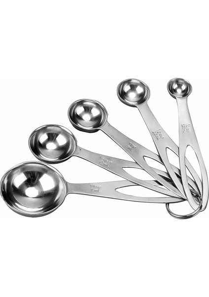 Paslanmaz Çelik Tarzı 5 Adetset Ölçme Kaşığı Faydalı Paslanmaz Çelik Ölçme Kabı Cozinha Kahve Ölçme Kaşığı Çay (Yurt Dışından) fiyatları