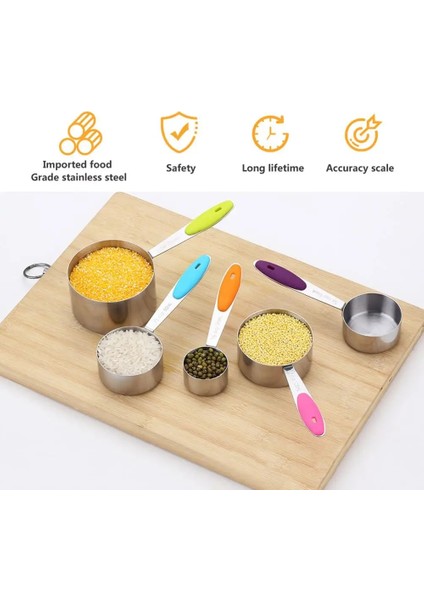 Siyah Stil 10 Parça Ölçme Fincanları Ölçme Kaşığı Seti Paslanmaz Çelik Ölçme Fincan Kaşığı Pişirme Için Çay Kahve Mutfak Ölçme Araçları (Yurt Dışından) modelleri