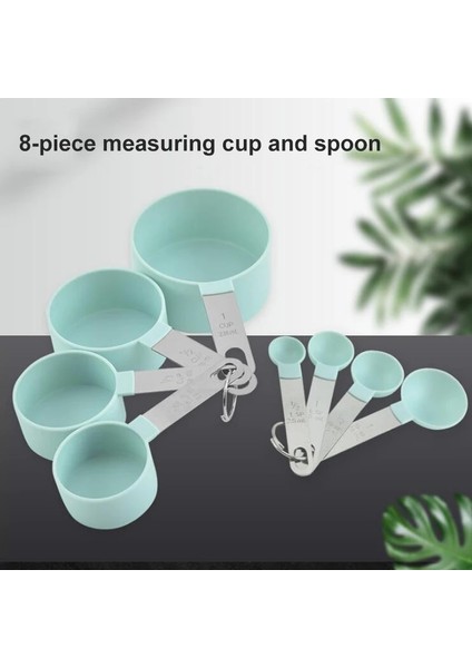 Kırmızı Stil 8 Adet Ölçme Kaşıklarıcup Seti Çay Kahve Ölçme Araçları Sıvı Un Pişirme Aksesuarları Mutfak Aletleri Paslanmaz Çelik Saplı (Yurt Dışından) fırsatları