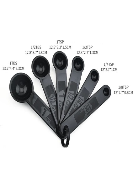 Lacivert-5'li Fincan Stili Çok Işlevli Amaçlı Kahve Kaşıklarıbardak Ölçüm Aletleri Pp Pişirme Aksesuarları Plastik Saplı Pişirme Mutfak Aletleri (Yurt Dışından) fırsatları