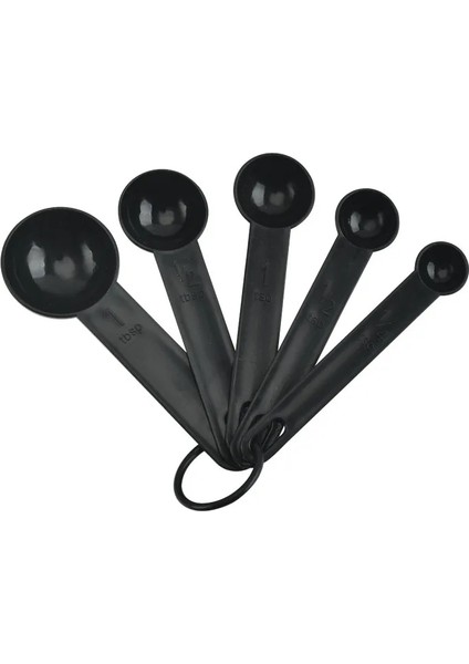 D Stili 5 Adet Çok Amaçlı Kaşık Ölçme Aletleri Pişirme Aksesuarları Plastik Ölçme Kaşıkları Mutfak Aletleri (Yurt Dışından)