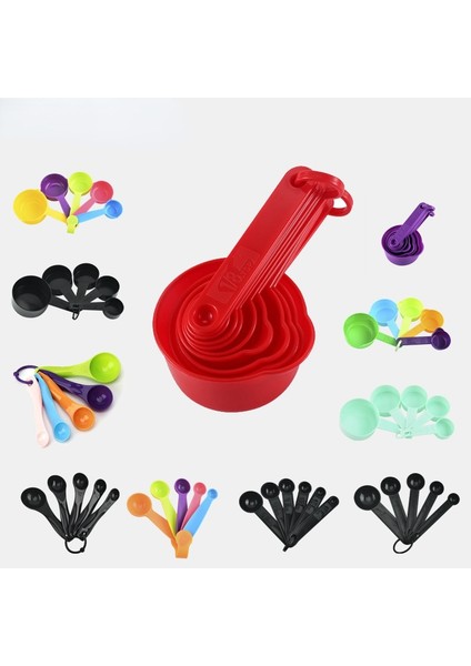 D Stili 5 Adet Çok Amaçlı Kaşık Ölçme Aletleri Pişirme Aksesuarları Plastik Ölçme Kaşıkları Mutfak Aletleri (Yurt Dışından) fiyatları