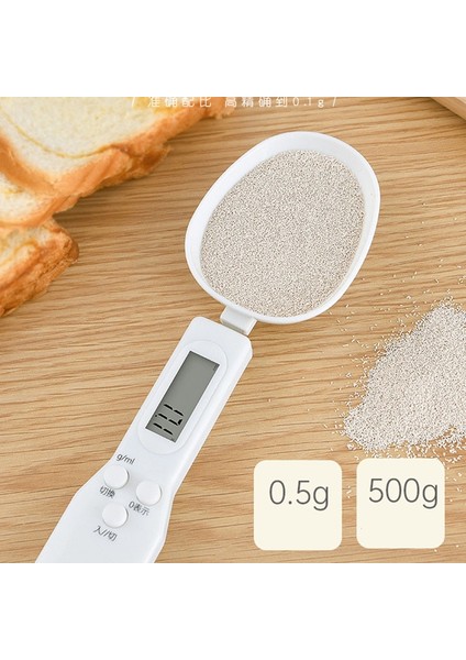 Beyaz Stil Yeni 500G.1G Taşınabilir LCD Dijital Mutfak Terazisi Ölçüm Kaşığı Gram Elektronik Kaşık Ağırlık Hacim Gıda Ölçeği Yeni Yüksek (Yurt Dışından) fiyatları