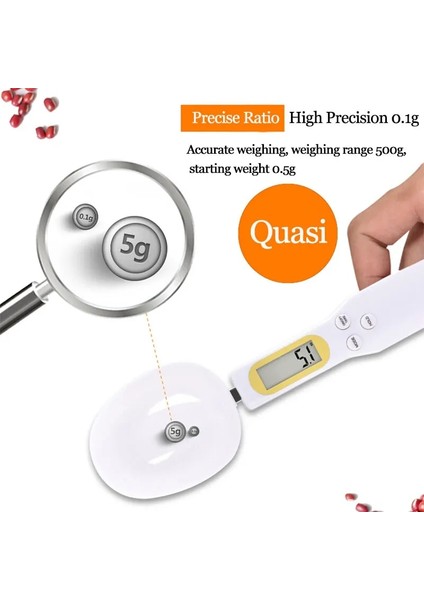 Siyah Stil 0.5kg Kahve Tozu Elektronik Kaşık Ölçeği El Elektronik Pişirme Ölçeği Ev Süt Tozu Elektronik Ölçme Kaşığı Ölçeği (Yurt Dışından) modelleri
