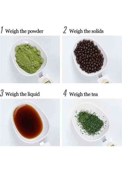 Siyah Stil 0.5kg Kahve Tozu Elektronik Kaşık Ölçeği El Elektronik Pişirme Ölçeği Ev Süt Tozu Elektronik Ölçme Kaşığı Ölçeği (Yurt Dışından) fırsatları