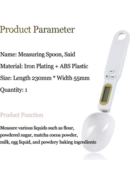 Siyah Stil 0.5kg Kahve Tozu Elektronik Kaşık Ölçeği El Elektronik Pişirme Ölçeği Ev Süt Tozu Elektronik Ölçme Kaşığı Ölçeği (Yurt Dışından) indirimleri