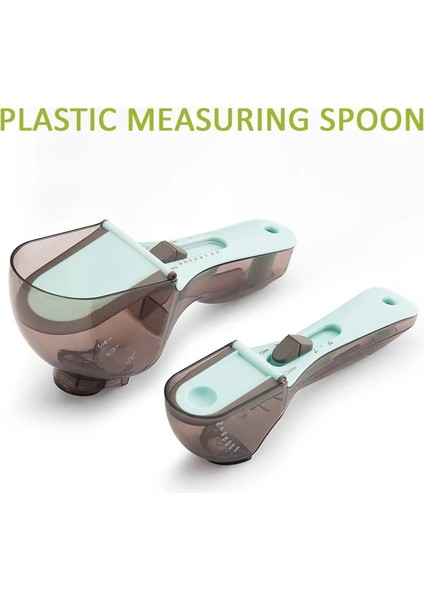 Açık Gri Tarzı 2 Adet Çok Amaçlı Kaşıkbardak Seti Ölçme Araçları Pp Pişirme Aksesuarları Ayarlanabilir Plastik Saplı Mutfak Aletleri Pişirme Gereçleri (Yurt Dışından) indirimleri