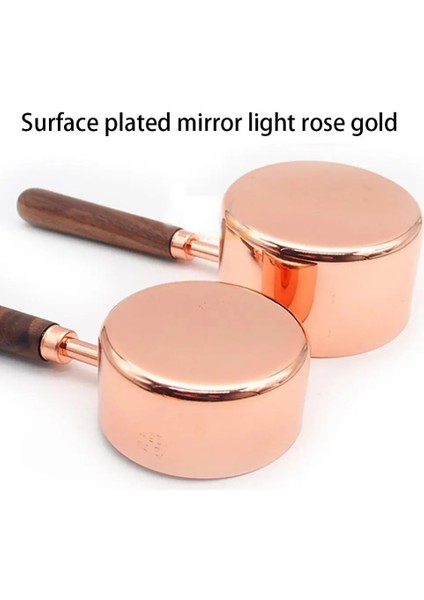 Ölçü Kabı Kaşık Stili Ölçme Fincanları ve Kaşıkları Mutfak Ölçme Fırın Aletleri Ceviz Ahşap Saplı Rose Gold Ölçü Kapları Kaşık (Yurt Dışından) modelleri