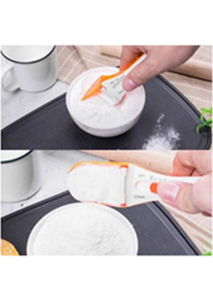 Sarı-L Tarzı 1 Adet Mutfak Ev Ayarlanabilir Ölçüm Kaşığı Ölçekli Pişirme Pişirme Kantitatif Kaşık Ölçekli Manyetik Ölçüm Kaşığı (Yurt Dışından) fırsatları