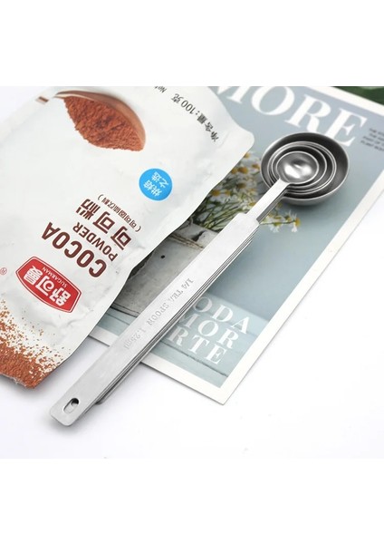 No.1 Tarzı Ölçü Kaşığı Seti, Premium Paslanmaz Çelik Metal Kaşık Seti, Yemek Kaşığı ve Çay Kaşığı, Doğru Ölçüm Sıvı Veya Kuru Için (Yurt Dışından) modelleri