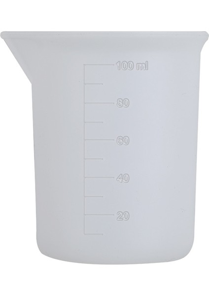 Beyaz Stil 100ML Beyaz Silikon Ölçme Fincan Reçine Silikon Kalıp El Yapımı Dıy Takı Yapımı Aracı Epoksi Reçine Bardak Kristal Ölçek (Yurt Dışından)
