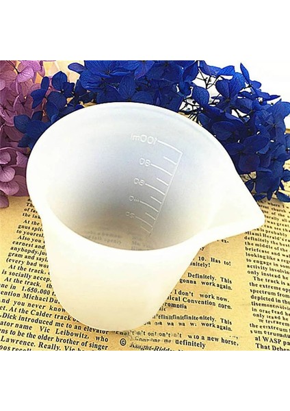 Beyaz Stil 100ML Beyaz Silikon Ölçme Fincan Reçine Silikon Kalıp El Yapımı Dıy Takı Yapımı Aracı Epoksi Reçine Bardak Kristal Ölçek (Yurt Dışından) fiyatları