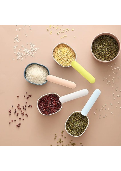 Sarı Stil Iskandinav Abs Iki Bir Pirinç Kaşığı Sızdırmazlık Klip Kahve Ölçme Kaşıkları Ev Dekorasyon Mutfak Aksesuarları Un Şeker Fasulye (Yurt Dışından) modelleri