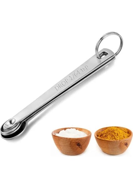 Et Paslanmaz Çelik Mini Ölçme Kaşığı Dayanıklı Ev Sosu Çatal Bıçak Takımı Aksesuarları Mutfak Pişirme Aracı (Yurt Dışından) modelleri