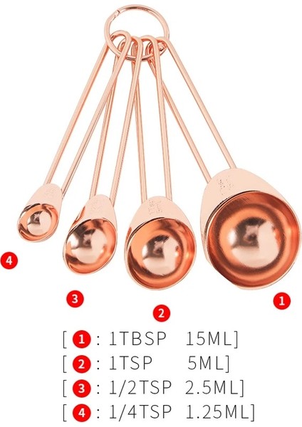 Pembe Tarzı Paslanmaz Çelik Ölçme Kaşığı Seti Ölçme Fincanları Seti Mutfak Aksesuarları Pişirme Çay Kahve Kaşığı Ölçme Aletleri Kiti (Yurt Dışından) fırsatları