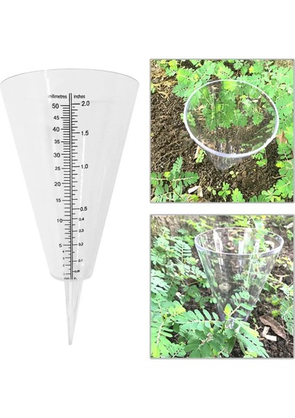 Çoklu Stil 10*21.5cm Saydam Konik Yağmur Ölçer Ölçer Plastik Şeffaf Ölçme Fincan Açık Bahçe Için Rainmeter (Yurt Dışından) fiyatları