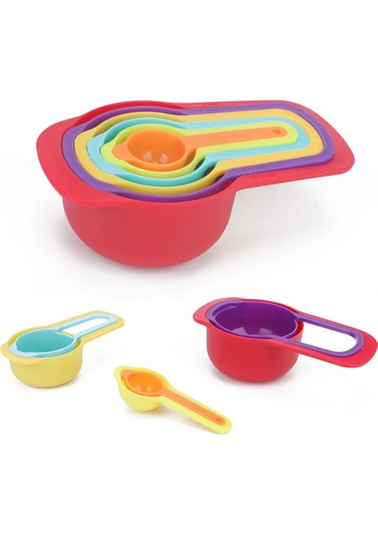 6 Adetset Ölçme Fincan Mutfak Ölçme Kaşık Faydalı Şeker Kek Pişirme Fincan Renkli Plastik Ölçü Kaşığı Mutfak Pişirme Araçları (Yurt Dışından) fiyatları