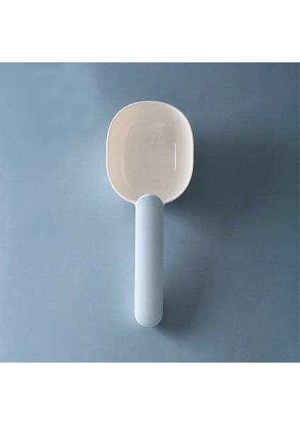 Mavi Stil Uzun Saplı Ölçüm Kaşığı Klipsli Sevimli Kepçe Pirinç Kazma Unu Kazma Pirinç Pişirme Evcil Hayvan Besleme Köpek Kedi Maması (Yurt Dışından)