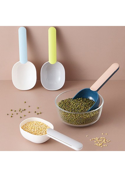 Mavi Stil Uzun Saplı Ölçüm Kaşığı Klipsli Sevimli Kepçe Pirinç Kazma Unu Kazma Pirinç Pişirme Evcil Hayvan Besleme Köpek Kedi Maması (Yurt Dışından) indirimleri