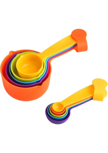 A1 8pc Tarzı Set Mutfak Ölçme Kaşığı Ölçme Fincan Paslanmaz Çelik Sap Ölçme Fincan Kahve Süt Tozu Kaşığı Pişirme Araçları (Yurt Dışından) fırsatları