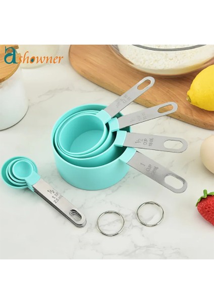 10 Adet Yeşil Stil Çok Amaçlı Kaşıklarbardak Ölçüm Aletleri Pp Pişirme Aksesuarları Paslanmaz Çelikplastik Saplı Mutfak Aletleri (Yurt Dışından) modelleri