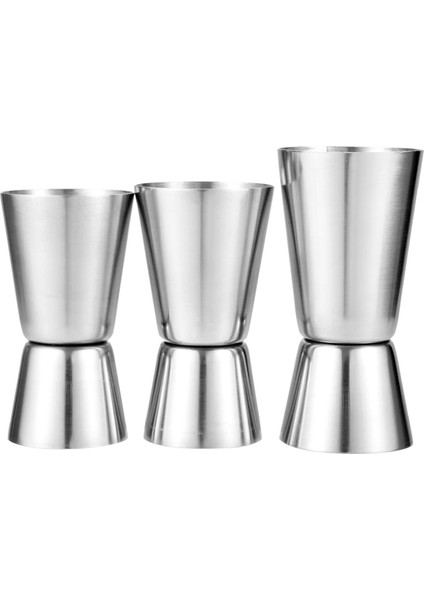 15-30ML Stili 1 Adet Paslanmaz Çelik Kokteyl Ölçme Jigger Çift Jigger Tedbir Atış Içecek Ruhu Ölçü Kupası Bar Aksesuarları Bar Araçları (Yurt Dışından) modelleri