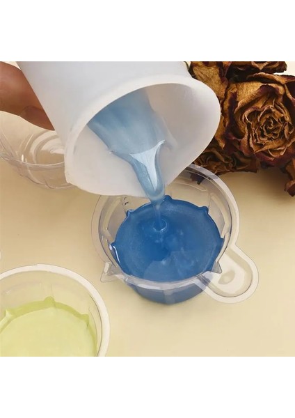 100 Adet Tarzı ml Plastik Şeffaf Ölçüm Kapları Tek Kullanımlık Sıvı Kabı Ilaç Bardakları Mutfak Aleti Uv Epoksi Dağıtım Kabı (Yurt Dışından) modelleri