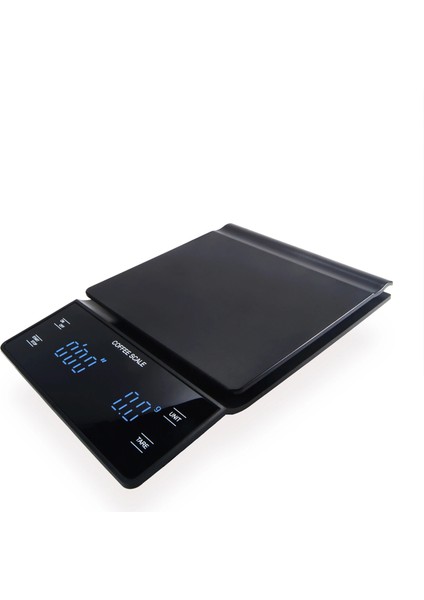Siyah 1 Stil Elektronik Dijital Kahve Tartı Ktichen Denge Pişirme Araçları Gıda El Zamanlayıcı ile Çok Yönlü Bar Gram 3kg.1g Cafe LED Ekran (Yurt Dışından)