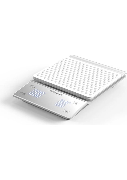 Siyah 1 Stil Elektronik Dijital Kahve Tartı Ktichen Denge Pişirme Araçları Gıda El Zamanlayıcı ile Çok Yönlü Bar Gram 3kg.1g Cafe LED Ekran (Yurt Dışından) fırsatları