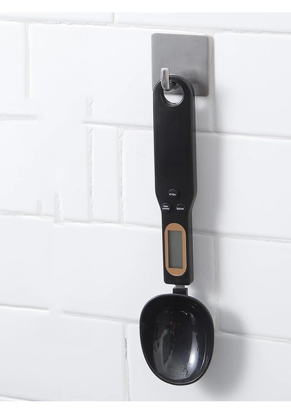 Ince Ölçekli Siyah Stil 500G.1G Hassas Dijital Ölçüm Kaşıkları Mutfak Mutfak Ölçüm Kaşığı Gram Elektronik Kaşık LCD Ekranlı Mutfak Terazileri (Yurt Dışından)