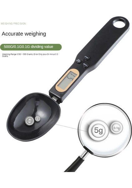 Ince Ölçekli Siyah Stil 500G.1G Hassas Dijital Ölçüm Kaşıkları Mutfak Mutfak Ölçüm Kaşığı Gram Elektronik Kaşık LCD Ekranlı Mutfak Terazileri (Yurt Dışından) indirimleri