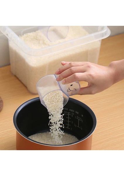 No.1 Tarzı Ölçme Aletleri Mutfak Ölçekli Şeffaf Ev Çok Fonksiyonlu Tahıl Ölçme Fincan ve Pirinç Kaşığı Için Ölçme Fincan (Yurt Dışından) modelleri