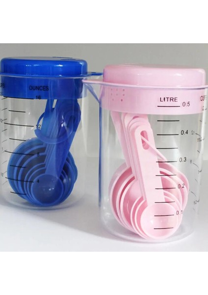 Mavi Stil Mutfak Ölçü Kaşığı Çay Kaşığı Kahve Şeker Kaşığı Kek Pişirme Un Ölçü Kapları Mutfak Pişirme Aletleri 30P (Yurt Dışından) fiyatları