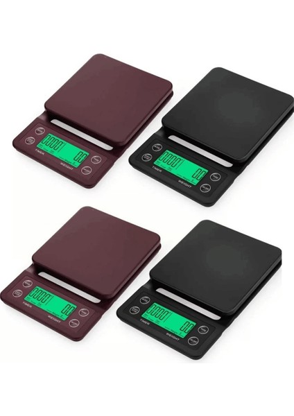 3kg 0.1g Tarzı 3kg.1g 5kg.1g Zamanlayıcılı Damla Kahve Tartısı Taşınabilir Elektronik Dijital Mutfak Yüksek Hassasiyetli LCD Ekran Elektronik Tartı (Yurt Dışından) fırsatları