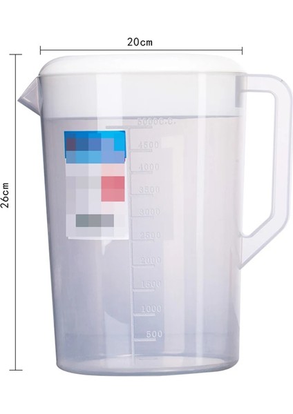 Sarı Stil 1 Adet Ölçme Su Isıtıcısı Ölçekli Içecek Saklama Kabı Kapaklı Isıya Dayanıklı Soğuk Su Sürahisi Plastik Suyu Sürahi L (Yurt Dışından) modelleri