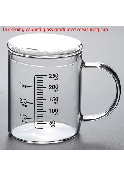 300ML Tarzı Kalınlaşmış Patlamaya Dayanıklı Cam Ölçü Kabı Ev Yüksek Sıcaklık Su Şişesi Mutfak Pişirme Gereçleri Cam Ölçü Kabı (Yurt Dışından) modelleri