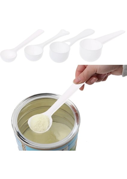 Beyaz Stil No.3 Boyutu G Ölçü Kaşığı Kahve Protein Süt Tozu Kaşık Kaşık Mutfak Gereçleri (Yurt Dışından) fırsatları