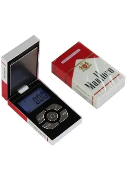 500G 0.1g Tarzı Yeni Pop Mini Cep Elektronik Dijital Takı Ölçeği Altın Sigara Kutusu Tartı Dengesi 500G100G1KG Ağırlıkları Dijital Erkek (Yurt Dışından)