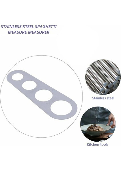 Gümüş Tarzı Sıcak Satmak Makarna Erişte Ölçer Spagetti Ölçüleri Paslanmaz Çelik Mutfak Aleti Sopa 4 Hizmet Erişte Ölçer Yeni (Yurt Dışından) modelleri