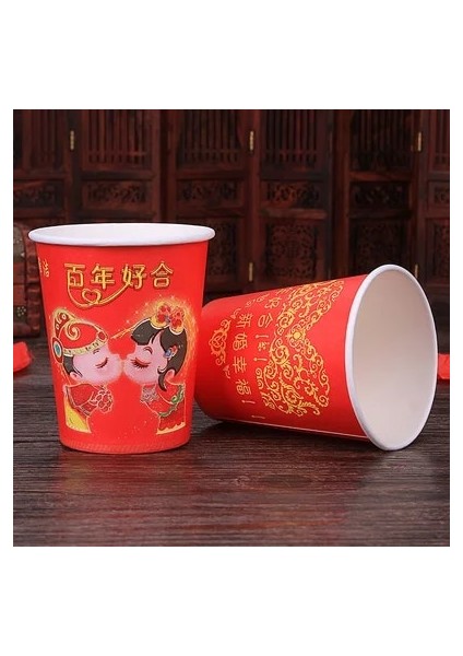 7.5x8.5x5.2cm-1 Stili Ack 250ML Tek Kullanımlık Bardak Kağıt Bardaklar Düğün Çay Süt Kağıt Bardak Tek Kullanımlık Aksesuarlar Parti Malzemeleri Kabul Edin Özelleştirme (Yurt Dışından)