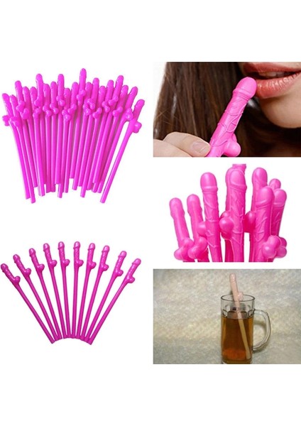 Mavi Stil Ack Willy Pipet Bekarlığa Veda Partisi Tavuk Gecesi Plastik Willy Dick Dicky Pipet Içme Şaka Oyuncak Oyunu (Yurt Dışından)