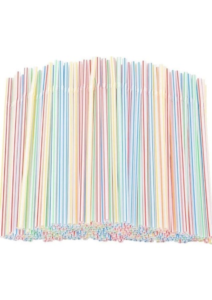 Kırmızı Stil Tek Kullanımlık Plastik Içme Pipetleri Çok Renkli Çizgili Bükülebilir Dirsek Pipetleri Parti Olayı Benzeri Malzemeleri Renk Rastgele (Yurt Dışından) fiyatları