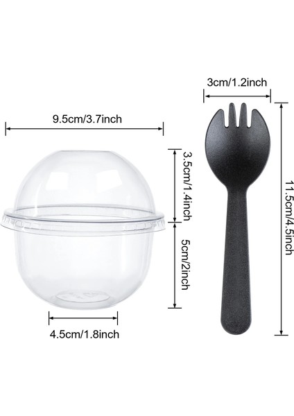 50 Adet Bardak Tarzı Şeffaf Plastik Minyatür Frappuccino Kapaklı Bardak Mutfak Pasta Dondurma Bardakları Dıy El Yapımı Macaron Kek Dekorasyon (Yurt Dışından) fiyatları