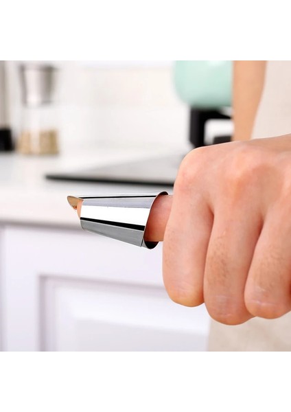 1 Adet Tarzı 1 Adet Paslanmaz Çelik Parmak Koruma Koruyucu Parmak El Kesim El Koruma Bıçağı Kesim Parmak Koruma Aracı Mutfak Aletleri (Yurt Dışından) modelleri