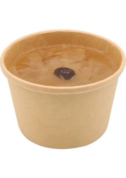 12OZ Kapaksız Stil 50 Parça Ack Büyük Kapasiteli Tek Kullanımlık Kağıt Kapaklı Kraft Kağıt Kase Eko Paket Yemek Gıda Meyve Paketi Kağıt Bardak Kalın Kağıt Kutusu (Yurt Dışından)