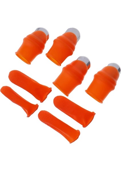 B Tarzı Adet Silikon Başparmak Bıçağı Parmak Koruyucu Sebze Hasat Bıçağı Bitki Bıçak Makas Kesme Halkaları Bahçe Eldivenleri (Yurt Dışından) modelleri