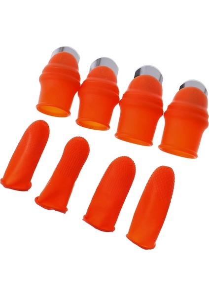 B Tarzı Adet Silikon Başparmak Bıçağı Parmak Koruyucu Sebze Hasat Bıçağı Bitki Bıçak Makas Kesme Halkaları Bahçe Eldivenleri (Yurt Dışından) fırsatları