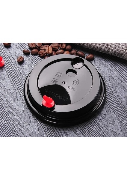 Sadece Lid2 Stili 300ML 50 Adet K Tek Kullanımlık Kahve Fincanı Kalın Kağıt Bardak 500ML Içecek Suyu Sıcak Içecek Su Paketleme Parti Iyilik Süt Çay Bardağı (Yurt Dışından)