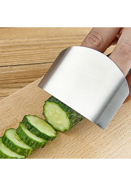 B Tarzı 1 Parça El Koruyucu Anti-Cut Parmak Koruma Araçları Parmak Koruyucu Parmak Koruma Paslanmaz Steelmutfak Aletleri Güvenli Dilim (Yurt Dışından)