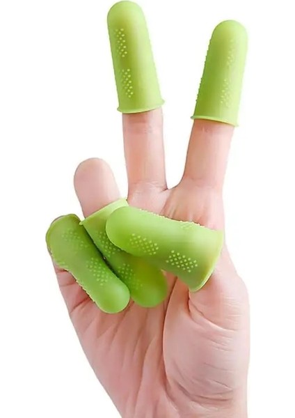 Sarı 5 Adet Tarzı Sıcak Yıkanabilir Mutfak Banyo Pişirme Temizleme Yüksek Sıcaklığa Dayanıklı Kaymaz Çizilmez Parmak Kol Ev Ürünleri (Yurt Dışından) modelleri